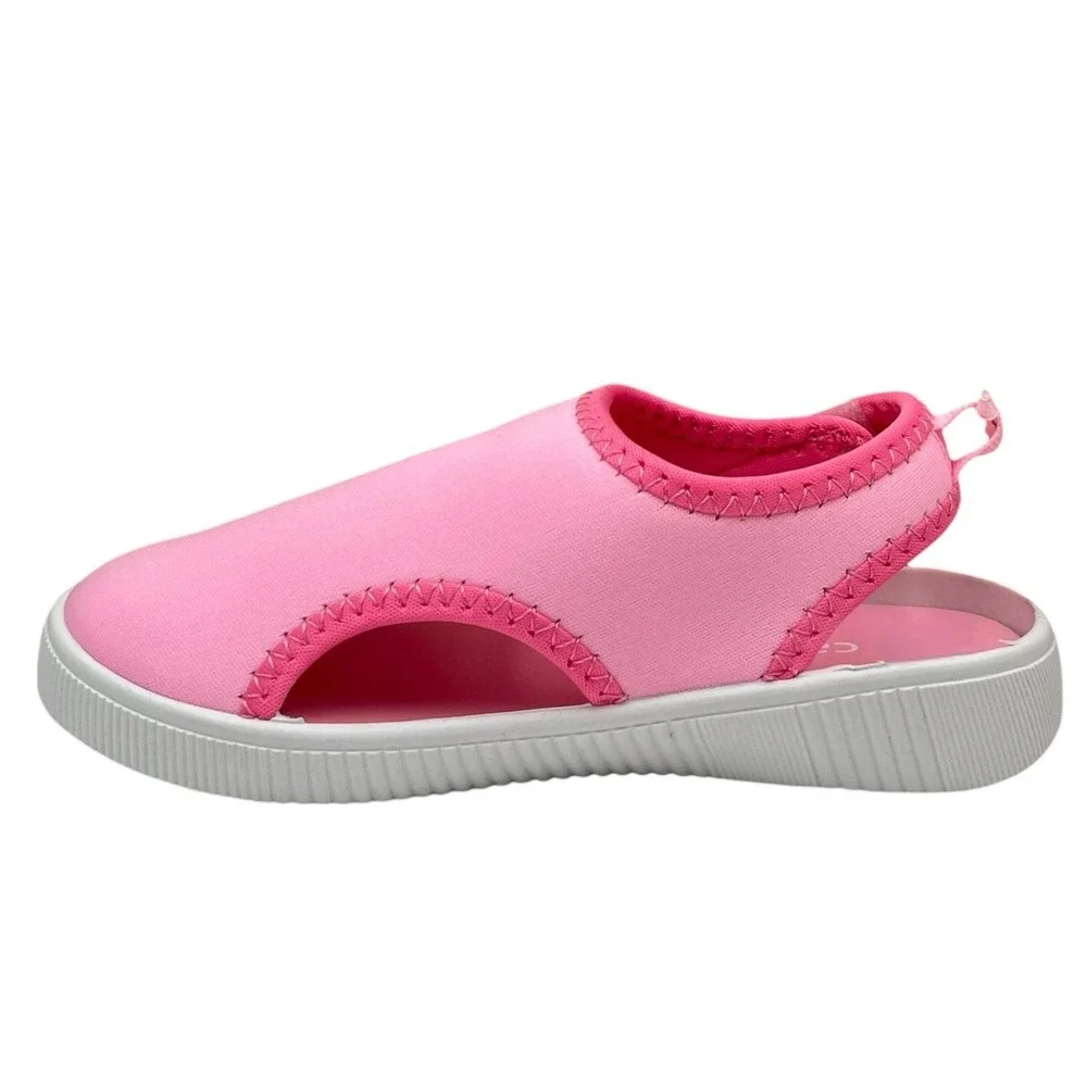 Carters Toddler Girls Salinas Closed Toe Slip-on Sandal Size 10 Pink Lightweight